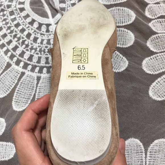 Jeffrey Campbell suede flats ruffle detail - Picture 3 of 7